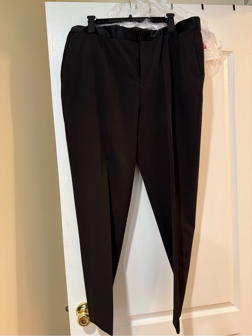 Womens Black Dress Tuxedo Pants
